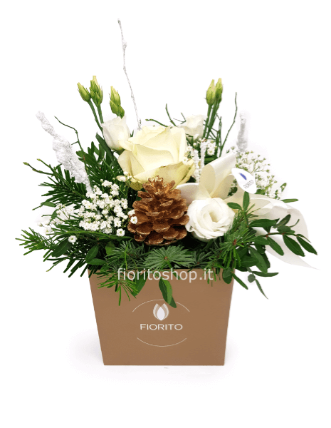 Cubotto festivo bianco